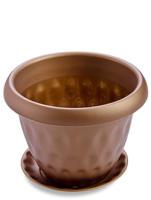 Кашпо "Розетта" 1,7л золото С126ЗОЛ