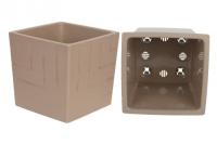 Кашпо Квадро 6,6л фраппе КВ20-90