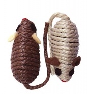 Игрушка к Набор Мышь коричневая 5см 4шт NT1151/Вестерн