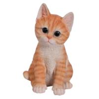 Фигура Котенок рыжий L14W12H20см 626535/F590