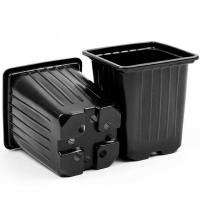 Рассадник 0,5л КВ9М черный 9*9*10см /2080шт/РС