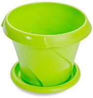Кашпо "Флориана" 1,4л салатовый Д170 С385САЛ