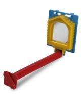 Игрушка д/поп Жердочка с зеркалом/100шт/Бриллиант