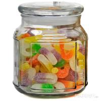 Банка для сыпучих продуктов стеклянная с крышкой 0,75л ARIA  Банка для сыпучих продуктов стеклянная с крышкой 0,75л ARIA