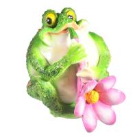 Фигура Жаба с саксофоном L25W23H21 713749/F748