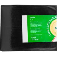 Рассадник-пакет 1л (стяжка 10шт) 8*8*20см 100мкр /100шт/ А