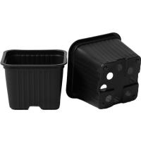 Рассадник 0,33л КВ9М черный 9*9*6,5см, лист 0,7 /2340шт/РС