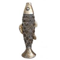 Ваза рыбка (серебро+бронза) 718516/I172 Ваза рыбка (серебро+бронза) 718516/I172