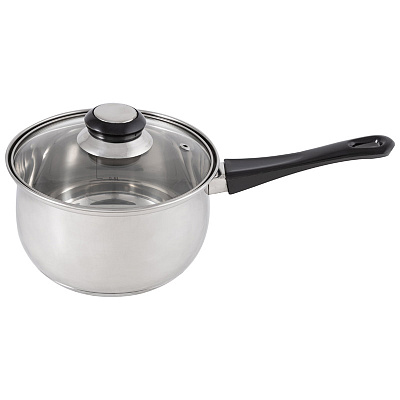 Ковш 1,9л BAK с крышкой  из нерж.стали и с бакелитовой ручкой Ковш 1,9л BAK с крышкой  из нерж.стали и с бакелитовой ручкой