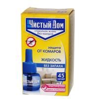 Жидкость Чистый Дом от комаров 45 ночей Жидкость Чистый Дом от комаров 45 ночей