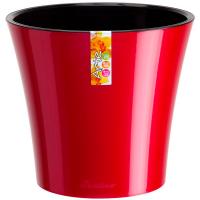Кашпо Арте 5л красное с черной вставкой 