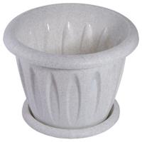 Кашпо "Фелиция" 1,8л мрамор С103М