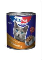 Корм для кошек МонАми Ягненок 250г 15шт СОУС ж/б /2131/ Корм для кошек МонАми Ягненок 250г 15шт СОУС ж/б /2131/