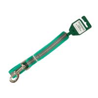 Поводок капрон 25мм*1,5м зеленый с серой полосой DONBARON Поводок капрон 25мм*1,5м зеленый с серой полосой DONBARON