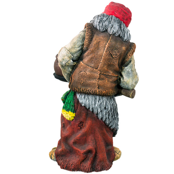 Баба Яга с кашпо 72см Ф063н