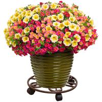 Подставка РЗДИ Напол на колесах один горшок антик медь 200/2шт в уп