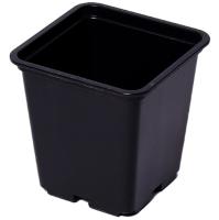 Рассадник 0,85л КВ11Ц черный 11*11*11см /шт/РС