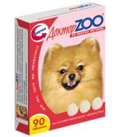 Витамины Доктор ZOO для собак со вкусом ветчины 90 таблеток