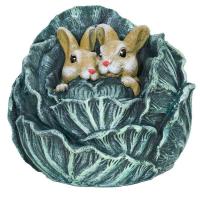 Фигура Зайки в капусте Ф220 