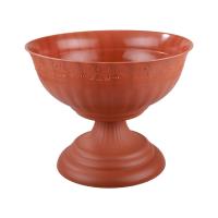 Вазон на ножке 17л Венеция коричневый М3132