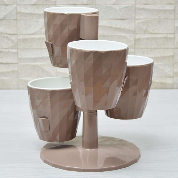 Каскад Кватро на подставке RUBY фраппе КШ-9762 /12шт/ПП