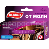 ДК Пластины от МОЛИ в кор. (бз), 10 шт ДК Пластины от МОЛИ в кор. (бз), 10 шт