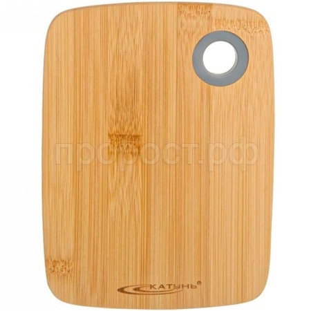 Доска раздел. бамбук 200*150*10мм прямоугол. силиконовая ручка КТ-ДР-158 /24шт/Катунь