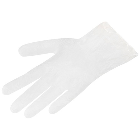 Перчатки виниловые неопудренные L (100шт бокс) 111214 /20шт/Рыжий Кот 