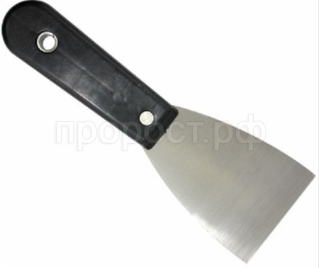 Шпательная лопатка углеродистая сталь пластиковая ручка 100мм 02-12-210 /240шт/ON