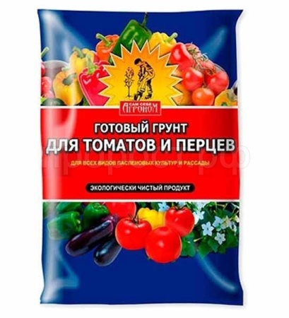 Грунт Сам Себе Агроном для томатов и перцев 20л Грунт Сам Себе Агроном для томатов и перцев 20л