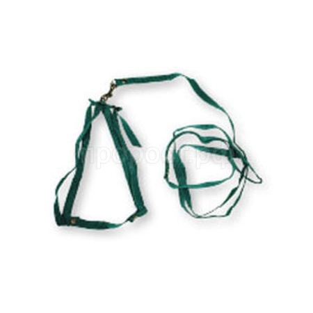 Поводок для кошек Комплект капрон (поводок и шлейка) /6018