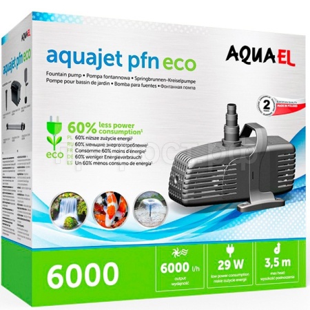 Насос фонтанный AQUAJET PFN ECO6000  6000 л/ч  115028