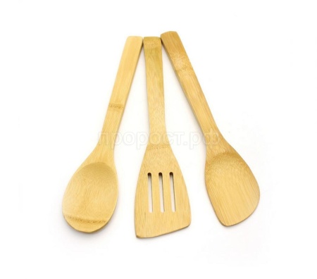 Лопатка кулинарная №4 (3шт) бамбук КТ-НП-04