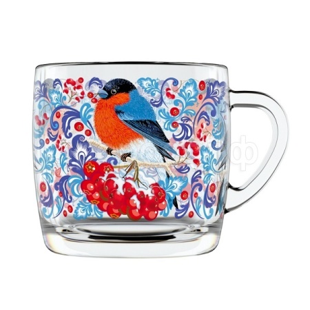 Кружка Снегири на рябине 300мл 2134-Д /12шт/ДК