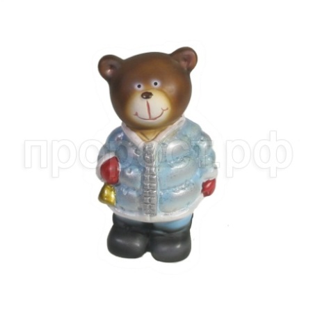 Фигура Медведь с колокольчиком (золото)L8W6.5H12 714182