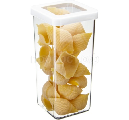 Емкость д/сыпуч. прод. 1,4л СТЕП белый М1293 /10шт/М-пласт  Емкость д/сыпуч. прод. 1,4л СТЕП белый М1293 /10шт/М-пласт