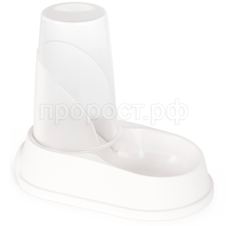 Автокормушка и автопоилка ALTA д/кошек и собак 1,5л белый/4шт/Автокормушка и автопоилка ALTA д/кошек