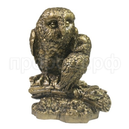 Сова с совенком (золото) L10W11H14 713891/D132
