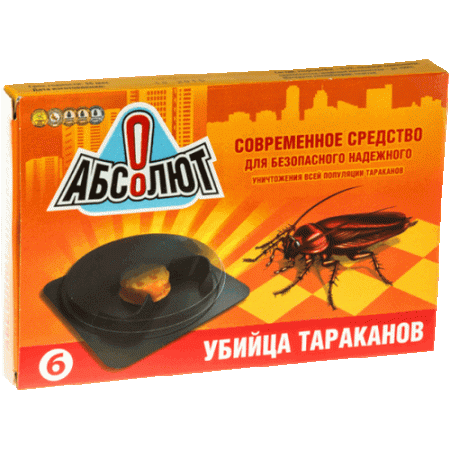 Ловушка от тараканов Абсолют диск-контейнер 6шт АТП6 Ловушка от тараканов Абсолют диск-контейнер 6шт АТП6