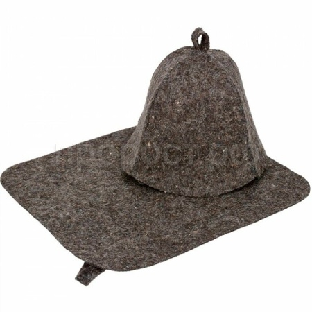 Набор подарочный "Банные штучки" 2 предмета(шапка,коврик) 41344/20шт/Профит