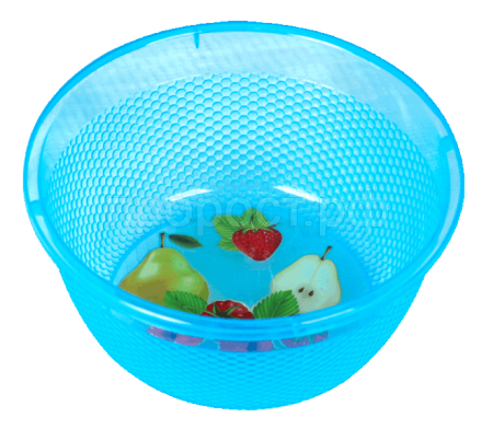 Чаша 2л Медовая прозрачно-голубой