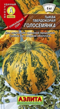 Тыква твердокорая Голосемянка 1г