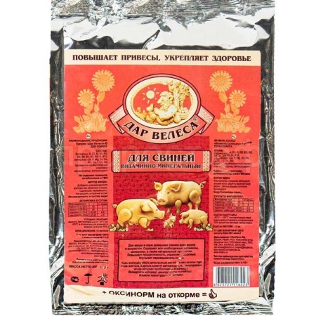 Премикс Дар Велеса для свиней 0,4кг Премикс Дар Велеса для свиней 0,4кг