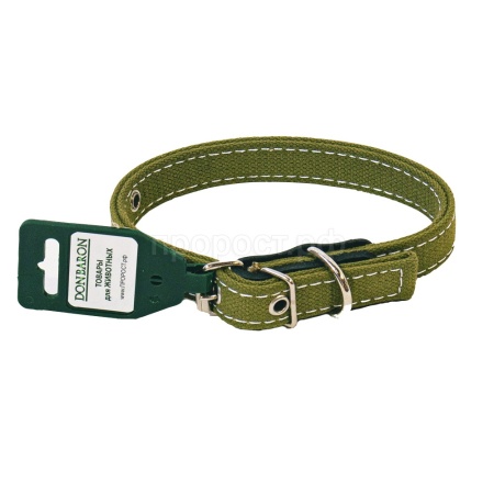 Ошейник брезент 2сл 20мм*45см/DONBARON Ошейник брезент 2сл 20мм*45см/DONBARON