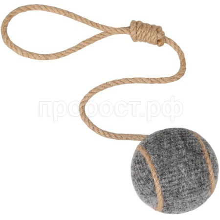 Игрушка к Шар когтеточка с петлей ковролин 7,5см ИК-28