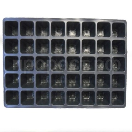 Кассета д/рассады на 40 ячеек 52*31см квадрат. стандарт /50шт/РС