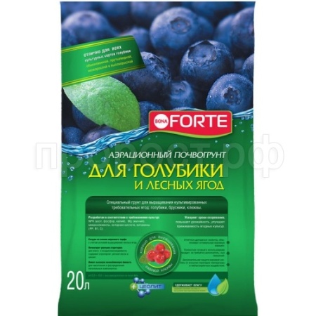 Грунт Бона Форте для Голубики и лесных ягод 20л Грунт Бона Форте для Голубики и лесных ягод 20л