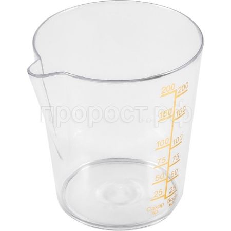 Кувшин мерный 0,2л HELSINKI натуральный РТ9092