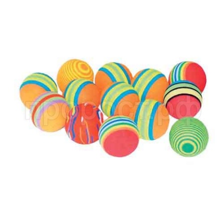 Игрушка к Набор Мяч пробковый радуга 3,5см EVA007-014 4шт/Вестерн