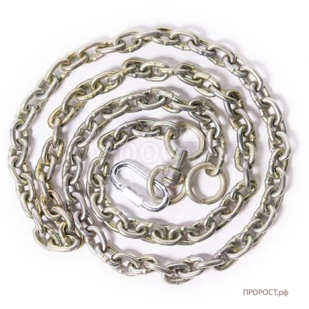 Цепь будочная №8/8 мм*3 м короткозвенная Цепь будочная №8/8 мм*3 м короткозвенная